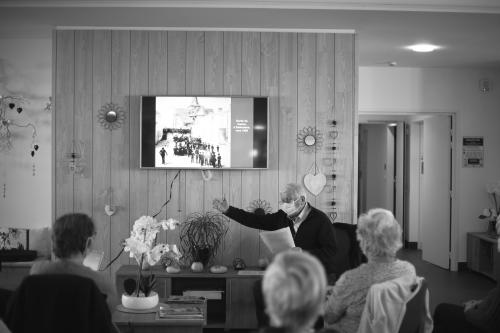 Iconographie - Conférence Maraichinage à la résidence  Villas Ginkgos par Jean-Pierre Bertrand 