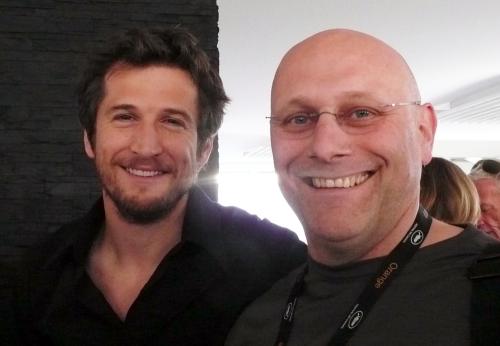 Iconographie - Guillaume Canet avec Eric Dubot, cinéma Triskel