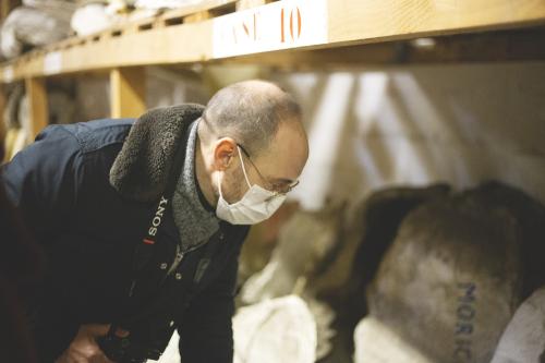 Iconographie - Moules pour fabrication de têtes dans l’atelier du Carnaval de Nantes 