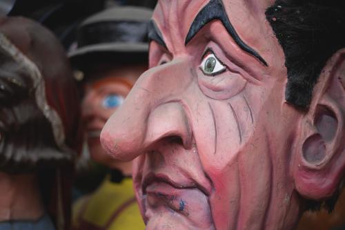 Iconographie - Personnage de char lors de la visite de l’atelier du Carnaval de Nantes 