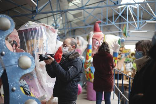 Iconographie - Visite de l’atelier du Carnaval de Nantes 