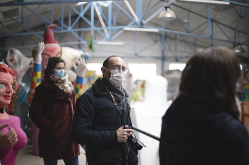 Iconographie - Visite de l’atelier du Carnaval de Nantes 