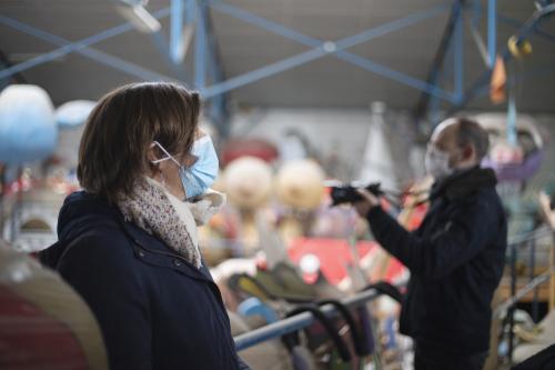 Iconographie - Visite de l’atelier du Carnaval de Nantes 