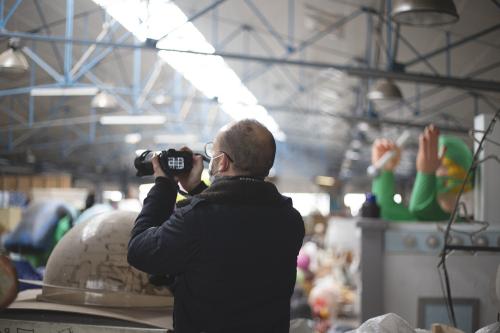 Iconographie - Visite de l’atelier du Carnaval de Nantes 