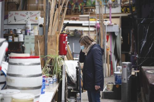 Iconographie - Visite de l’atelier du Carnaval de Nantes 