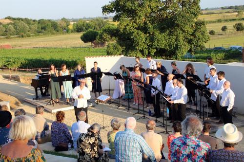 Iconographie - Concert du chœur Polymnie au domaine de Chaume