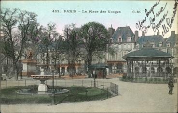 Iconographie - La place des Vosges