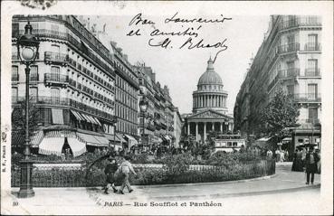 Iconographie - Rue Soufflot et Panthéon