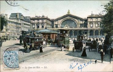 Iconographie - La gare de l'Est