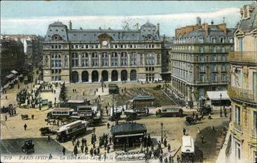 Iconographie - La gare Saint-Lazare et la cour de Rome