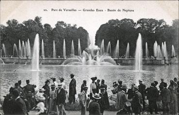 Iconographie - Parc de Versailles - Grandes eaux - Bassin Neptune