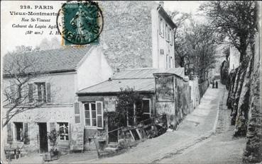 Iconographie - Vieux-Montmartre - Rue Saint-Vincent - Cabaret du Lapin