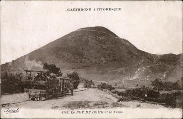Iconographie - Le Puy de Dôme et le train