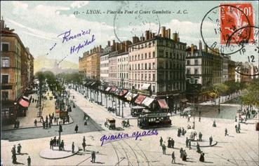 Iconographie - Place du Pont et cours Gambetta