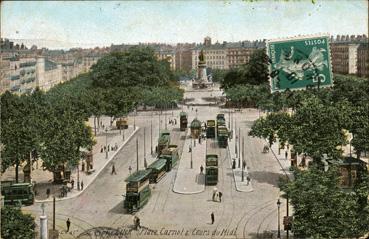 Iconographie - Place Carnot et cours du Midi