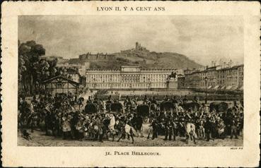 Iconographie - Lyon il y a cent ans - Place Bellecour