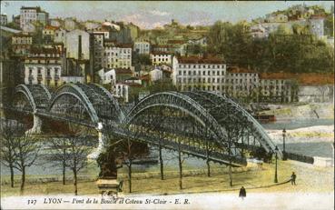 Iconographie - Pont de la Boucle et coteau St-Clair