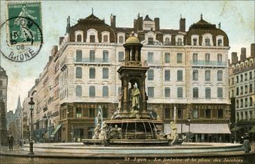 Iconographie - La fontaine et la place des Jacobins
