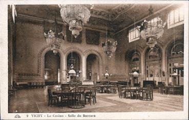 Iconographie - Le casino - Salle du baccarat