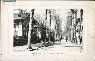 Iconographie - Boulevard National - Les villas