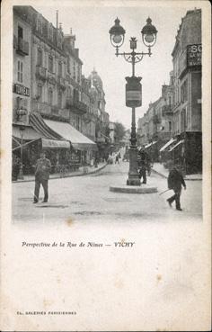 Iconographie - Perspective de la rue de Nîmes