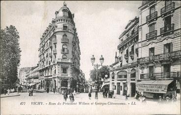 Iconographie - Rue du Président Wilson et Georges Clemenceau