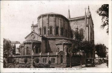 Iconographie - L'abside de l'église Saint-Louis