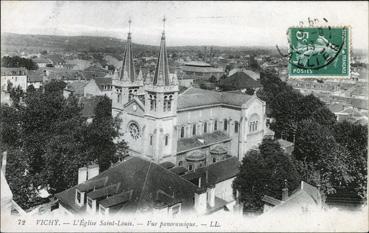 Iconographie - L'église Saint-Louis - Vue panoramique