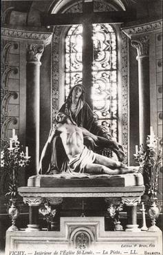 Iconographie - Intérieur de l'église St-Louis - La Pieta