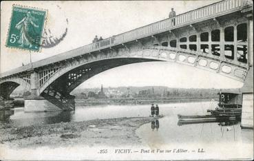 Iconographie - Pont et vue sur l'Allier