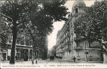 Iconographie - Hôtel du Parc et allée couverte de l'ancien parc