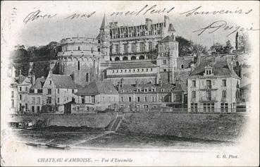 Iconographie - Château d'Amboise - Vue d'ensemble