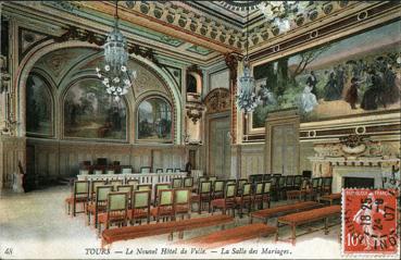 Iconographie - Le nouvel hôtel-de-Ville - La salle des mariages