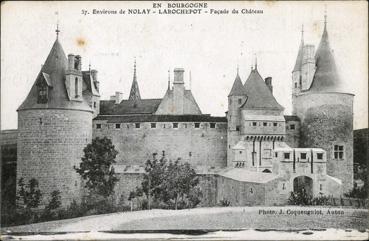 Iconographie - La Rochepot - Façade du château