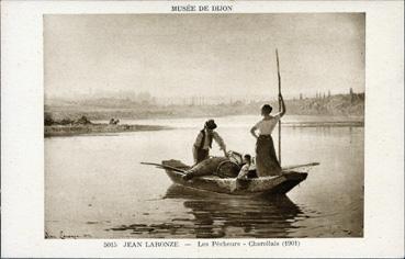 Iconographie - Jean Laronze - Les pêcheurs - Charollais (1901)