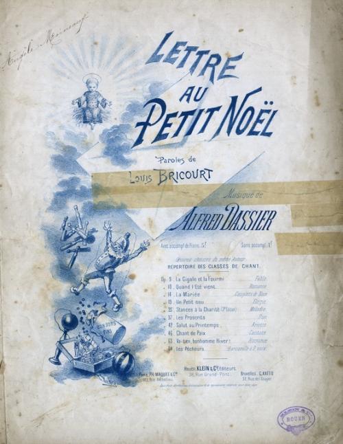 Partition - Lettre au petit Noël