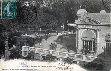 Iconographie - Terrasse du casino et son parc