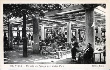 Iconographie - Un coin de pergola de l'ancien parc