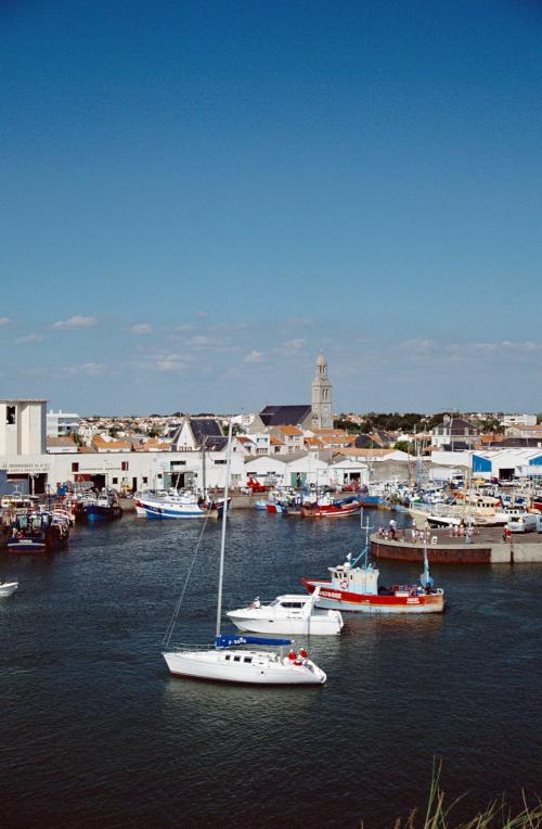 Iconographie - Vue du port de Saint-Gilles-Croix-de-Vie