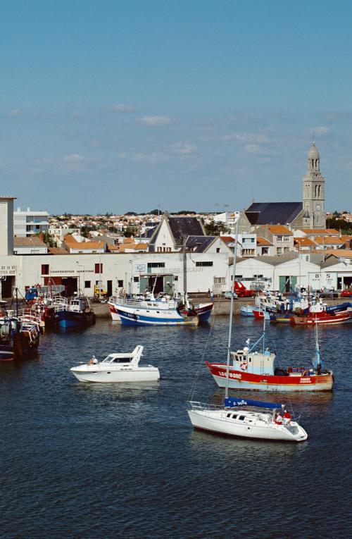 Iconographie - Vue du port de Saint-Gilles-Croix-de-Vie