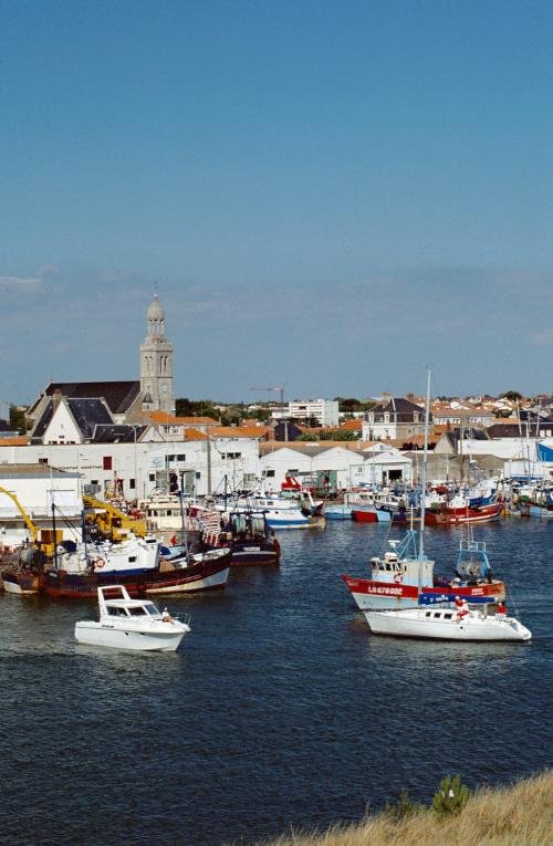 Iconographie - Vue du port de Saint-Gilles-Croix-de-Vie