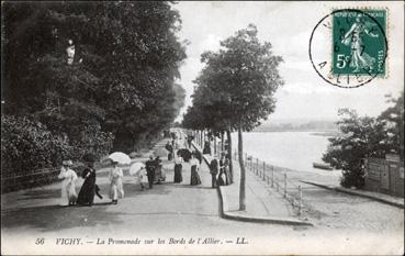 Iconographie - La promenade sur les bords de l'Allier