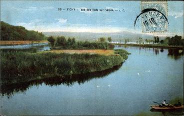 Iconographie - Vue des îlots sur l'Allier