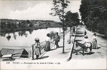 Iconographie - Promenade sur les bords de l'Allier