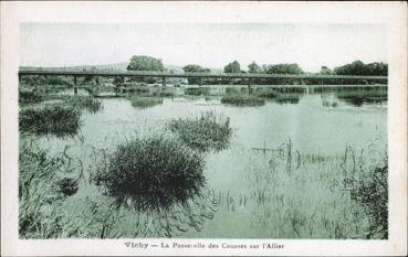 Iconographie - La passerelle des courses sur l'Allier