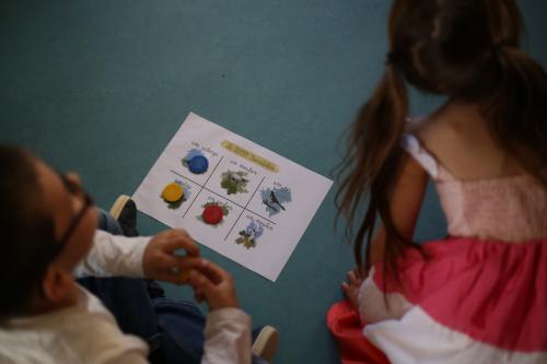 Iconographie - Animation LOTO Maraîchin à l’école Sainte Marie