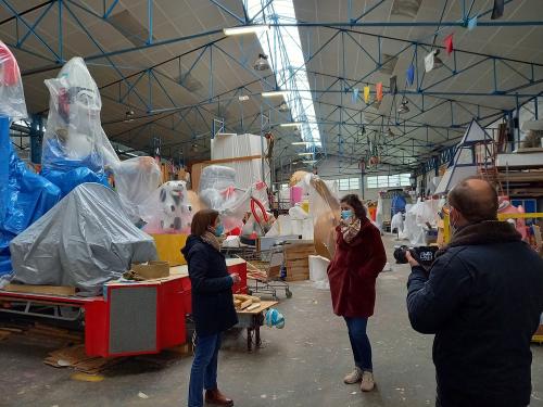 Iconographie - Visite de L'atelier du Carnaval de Nantes 