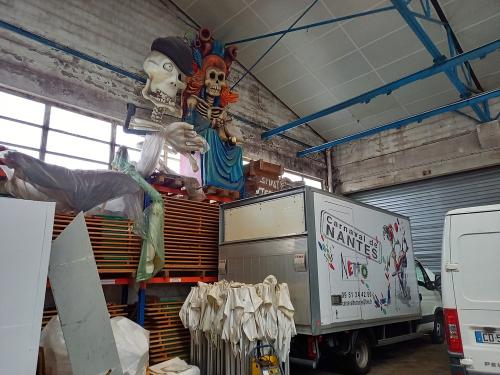 Iconographie - Visite de L'atelier du Carnaval de Nantes 