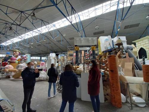 Iconographie - Visite de L'atelier du Carnaval de Nantes 