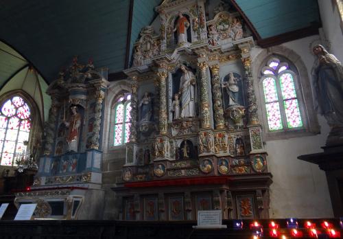 Iconographie - Maître autel de Notre-Dame de Lampaul-Guimiliau
